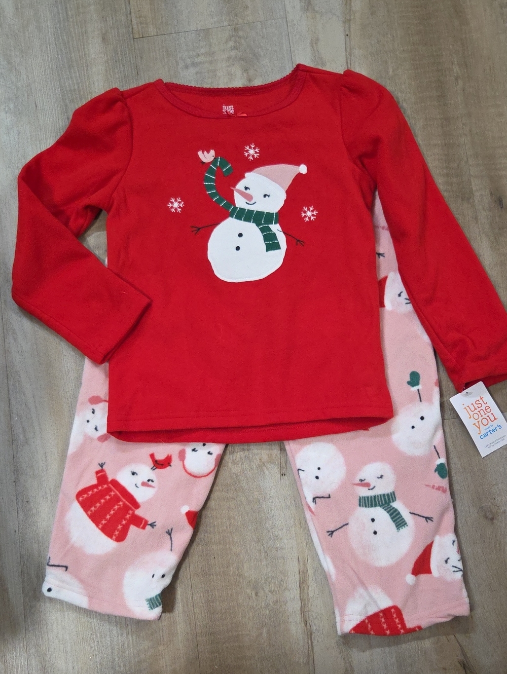 Just One You by Carter's Girls Snowman Pajama Set..5T
